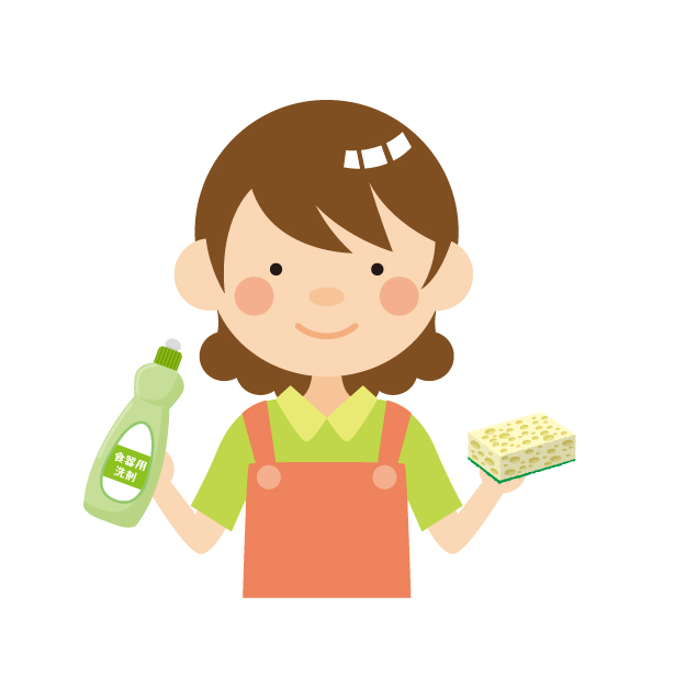 水溶性の農薬が使用されている野菜や果物は食器洗い用洗剤で洗ってから使用するとよい